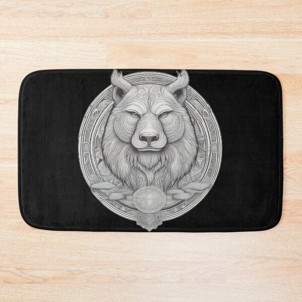 Item preview, Berserker Bear Totem | Nordic Etching Emblem designed and sold by DarkOriginArts.