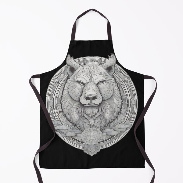 Item preview, Berserker Bear Totem | Nordic Etching Emblem designed and sold by DarkOriginArts.