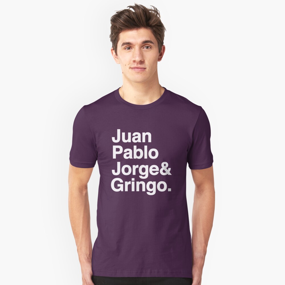 El Fab Cuatro ...for dark t-shirts! Slim Fit T-Shirt