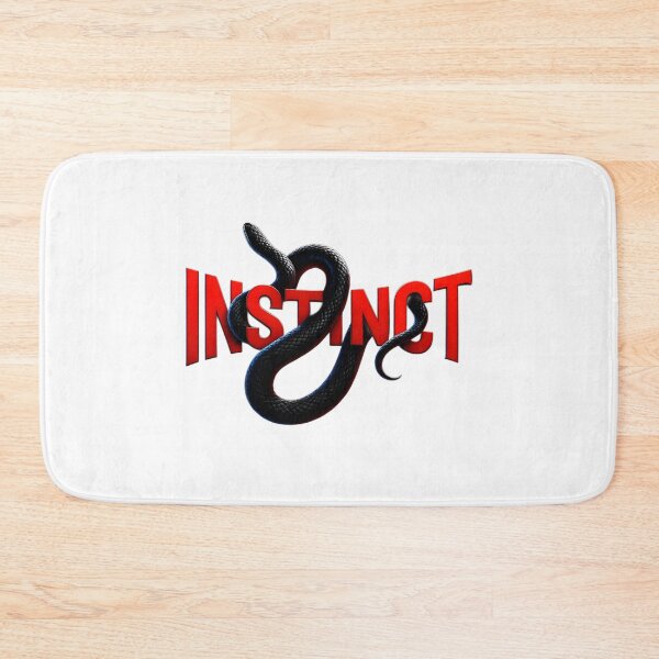 Item preview, Instinct Snake Logo Dark Streetwear Gothic Typography With Serpent Illustration designed and sold by Peac7e.
