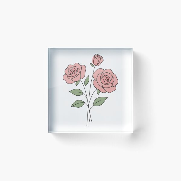 Artikelvorschau, Rosa Rosen entworfen und verkauft von uunaa.