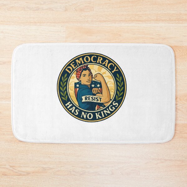 Item preview, Democracy Has No King Badge designed and sold by SiarheiYur.