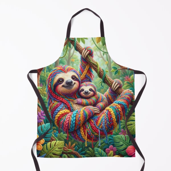 Item preview, Yarn Sloth and Yarn Baby With Yarn Toucan designed and sold by Tridentulus.