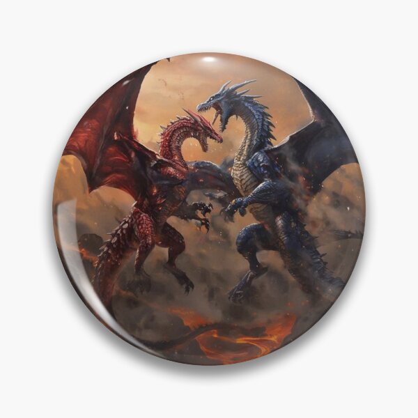 Item preview, Epic Dragon Battle – Fire vs Ice designed and sold by ZolaDesings.