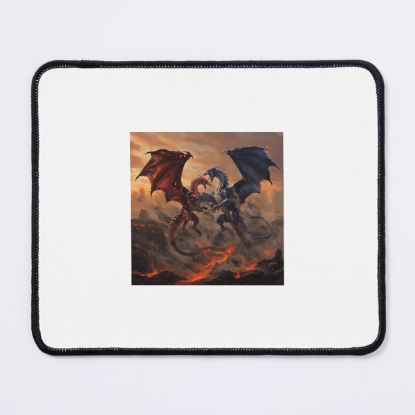 Item preview, Epic Dragon Battle – Fire vs Ice designed and sold by ZolaDesings.