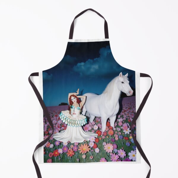 Item preview, Campy Pop Fantasy - Theatrical Face Dress in Flower Field designed and sold by y2kponyclub.