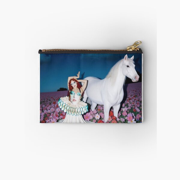 Item preview, Campy Pop Fantasy - Theatrical Face Dress in Flower Field designed and sold by y2kponyclub.