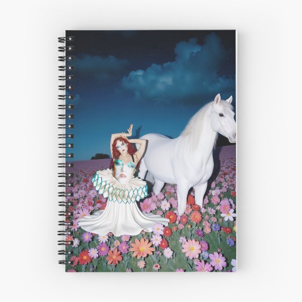 Item preview, Campy Pop Fantasy - Theatrical Face Dress in Flower Field designed and sold by y2kponyclub.