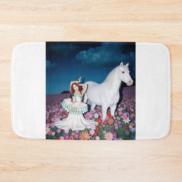 Item preview, Campy Pop Fantasy - Theatrical Face Dress in Flower Field designed and sold by y2kponyclub.