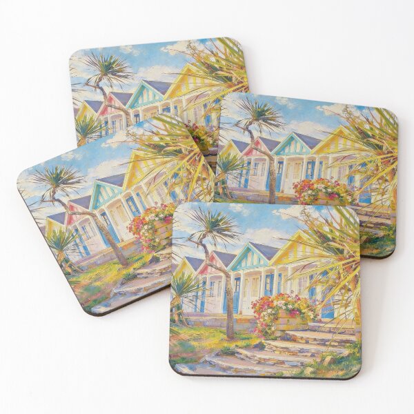 Item preview, Beach Huts, Weymouth designed and sold by Andrea Kreates.