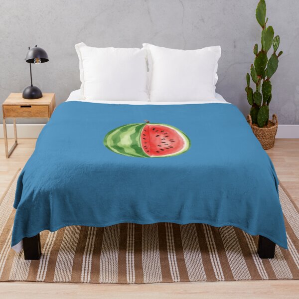Item preview, Watermelon Half Watercolor Summer Fruit Illustration designed and sold by bosamji.