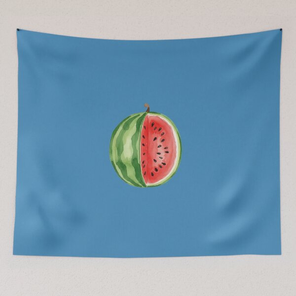 Item preview, Watermelon Half Watercolor Summer Fruit Illustration designed and sold by bosamji.