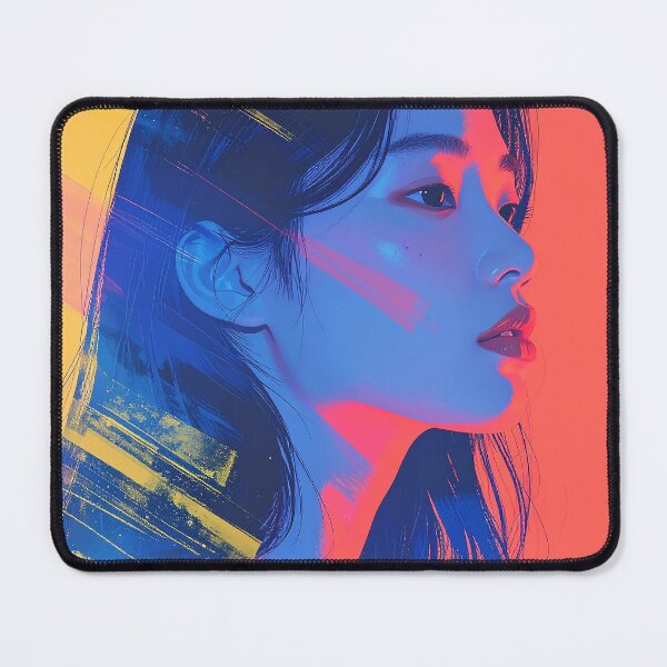 Item preview, Vibrant Pop Art Woman Side Profile designed and sold by BetweenForms.
