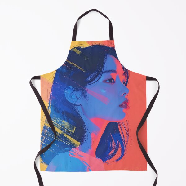 Item preview, Vibrant Pop Art Woman Side Profile designed and sold by BetweenForms.