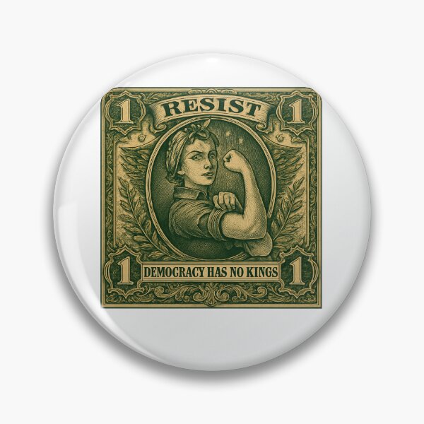 Item preview, Democracy Has No Kings Dollar designed and sold by SiarheiYur.