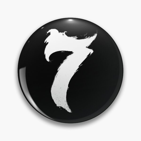 Artikelvorschau, Tuschepinselstrich-Zeichensymbol Nummer sieben 7 127m entworfen und verkauft von 127sm.