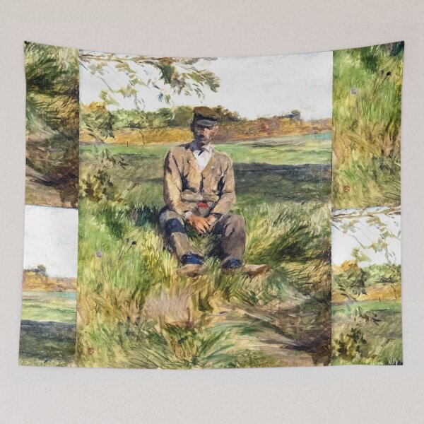 Item preview, A Laborer at Céleyran by Henri de Toulouse-Lautrec | Pastoral French Fine Art Print designed and sold by artofuniverse.