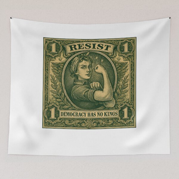 Item preview, Democracy Has No Kings Dollar designed and sold by SiarheiYur.