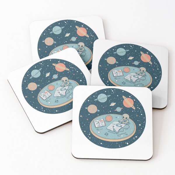 Item preview, Cute Alien Study Club Cosmic Aesthetic Design designed and sold by PrintologyAura.