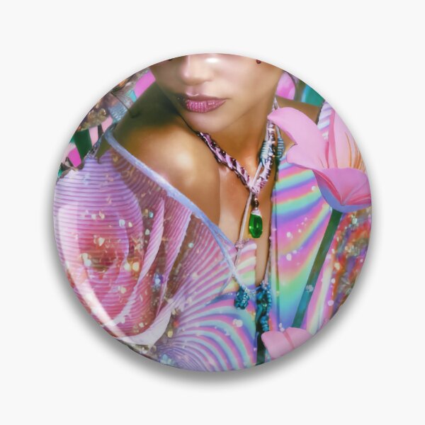Item preview, Ethereal Zendaya Glitter & Lilies Pop Art designed and sold by y2kponyclub.