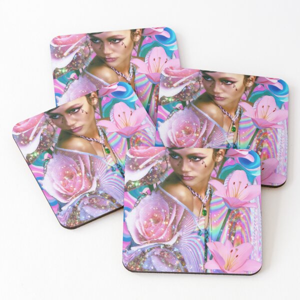 Item preview, Ethereal Zendaya Glitter & Lilies Pop Art designed and sold by y2kponyclub.