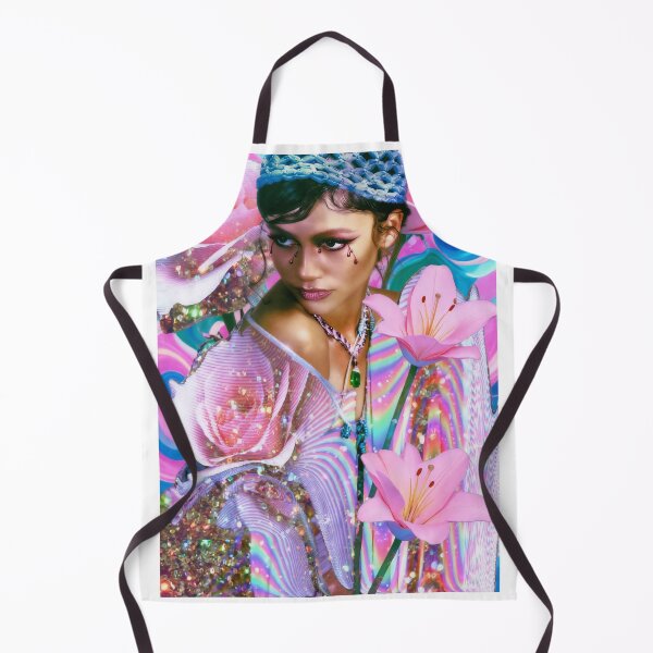 Item preview, Ethereal Zendaya Glitter & Lilies Pop Art designed and sold by y2kponyclub.