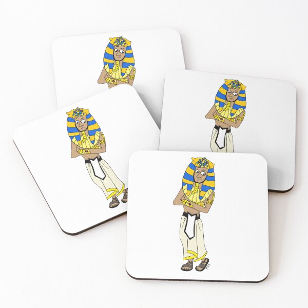 Item preview, Pharaoh with Attitude - Disdainful Ancient Egyptian King Sticker designed and sold by MyxaART.