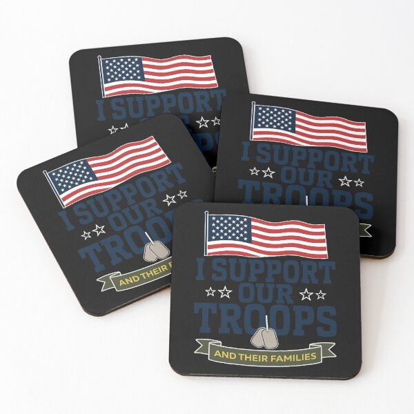 Item preview, I Support Our Troops And Their Families designed and sold by moabeArtistic.