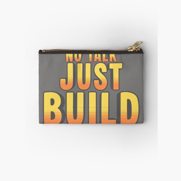 Item preview, No Talk Just Build Shirt – Construction Worker Motivational Tee designed and sold by Operator Style Wear.