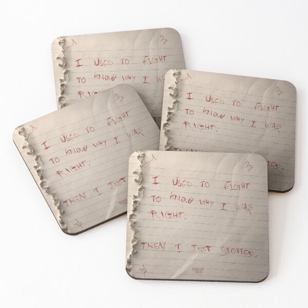 Item preview, Then I Just Stopped — Dark Grunge Notebook Art Print for Alternative Walls designed and sold by brokken-state.