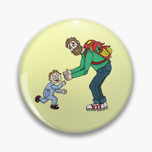 Item preview, Homecoming Joy - Hiker Dad and Toddler Adventure Art designed and sold by MyxaART.