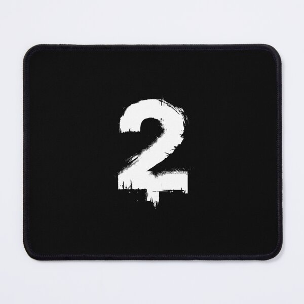 Item preview, Ink brush stroke sign symbol number two 2 127sm designed and sold by 127sm.