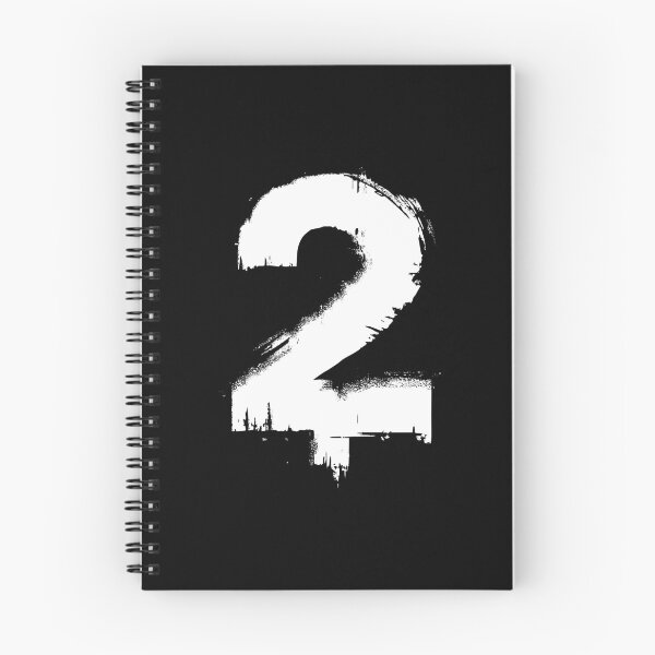 Item preview, Ink brush stroke sign symbol number two 2 127sm designed and sold by 127sm.
