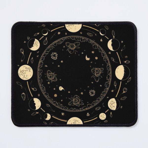 Item preview, Mystical Lunar Cycle Moon Phase Mandala Chart designed and sold by MoonAndMossStudio.