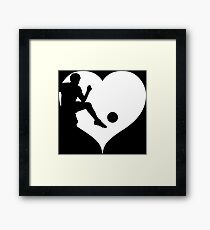 Soccer Soccer Soccer Player Framed Print