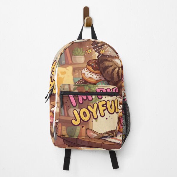 Item preview, Funny Cool Cat on Donuts – “I’m Purr-fectly Joyful, Deal With It! designed and sold by canvahub.