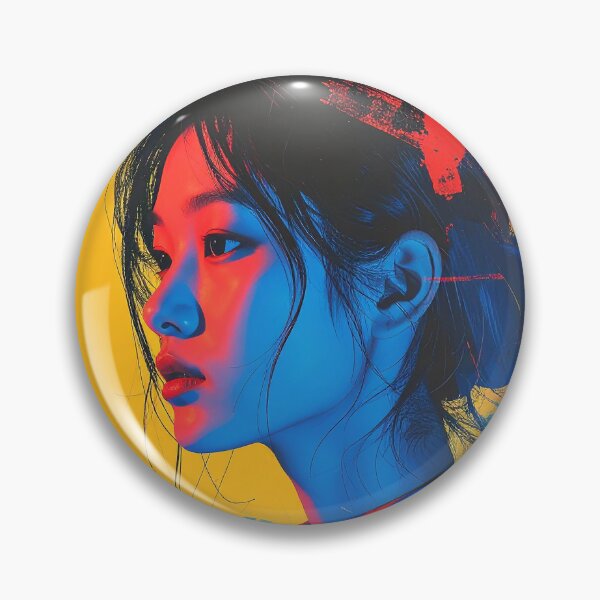Item preview, Abstract Colorful Female Portrait Pop Style designed and sold by BetweenForms.