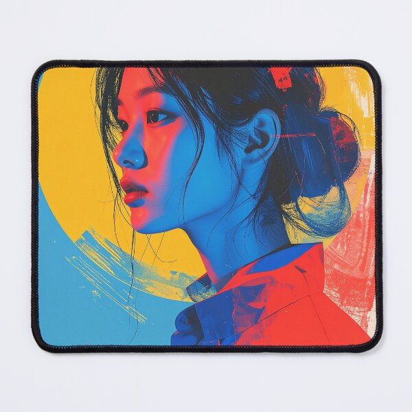 Item preview, Abstract Colorful Female Portrait Pop Style designed and sold by BetweenForms.