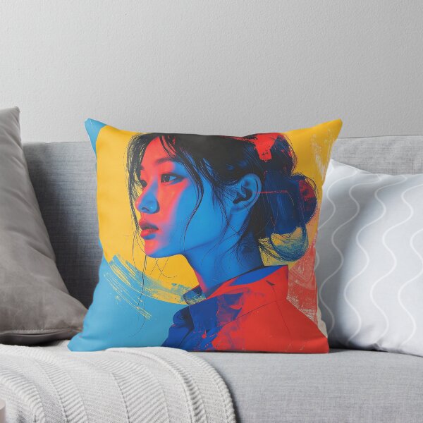 Item preview, Abstract Colorful Female Portrait Pop Style designed and sold by BetweenForms.