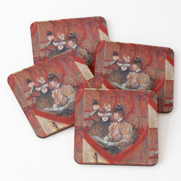 Item preview, A Box at the Theater by Henri de Toulouse-Lautrec | Paris Cabaret Fine Art Print designed and sold by artofuniverse.