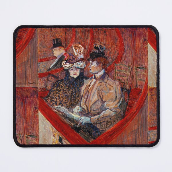 Item preview, A Box at the Theater by Henri de Toulouse-Lautrec | Paris Cabaret Fine Art Print designed and sold by artofuniverse.