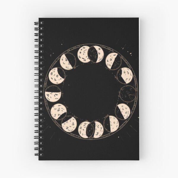 Item preview, Vintage Moon Phase Celestial Witchy Art designed and sold by MoonAndMossStudio.