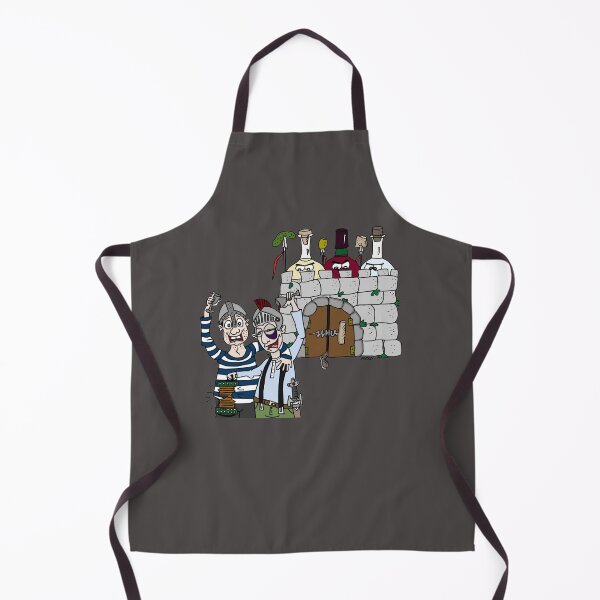 Item preview, Storming the Spirit Fortress - Funny Medieval Drinking Art designed and sold by MyxaART.