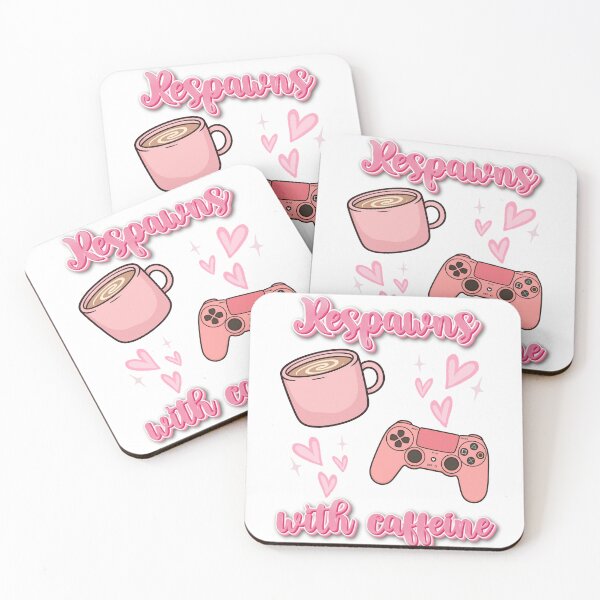 Item preview, Respawns with Caffeine Cute Gamer Girl Design designed and sold by girlgamerstudio.