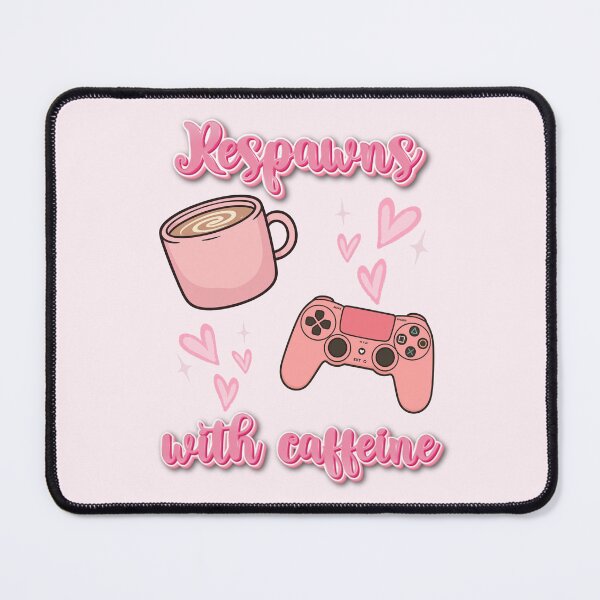 Item preview, Respawns with Caffeine Cute Gamer Girl Design designed and sold by girlgamerstudio.