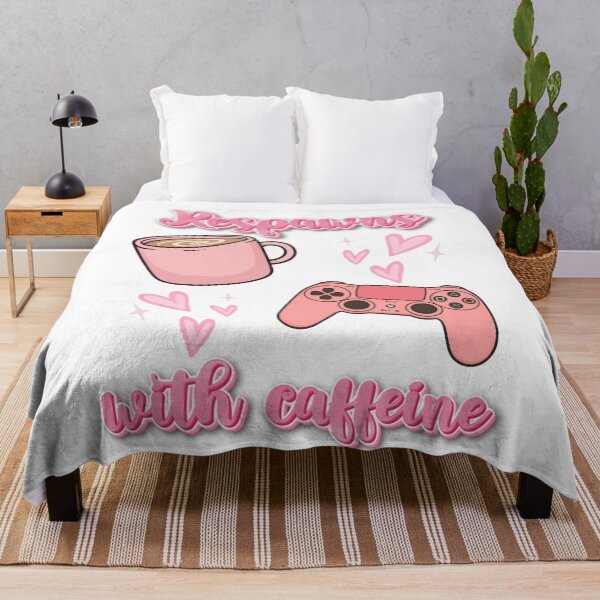 Item preview, Respawns with Caffeine Cute Gamer Girl Design designed and sold by girlgamerstudio.