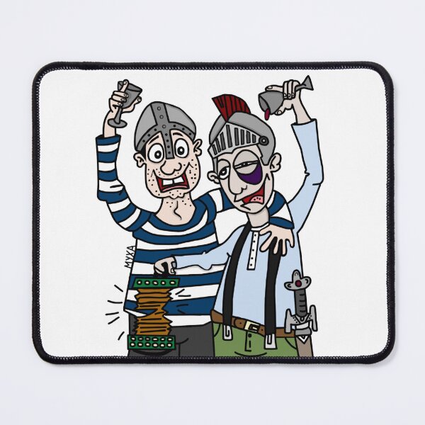 Item preview, Wasted Knights - Witty Medieval Drinkers Art designed and sold by MyxaART.
