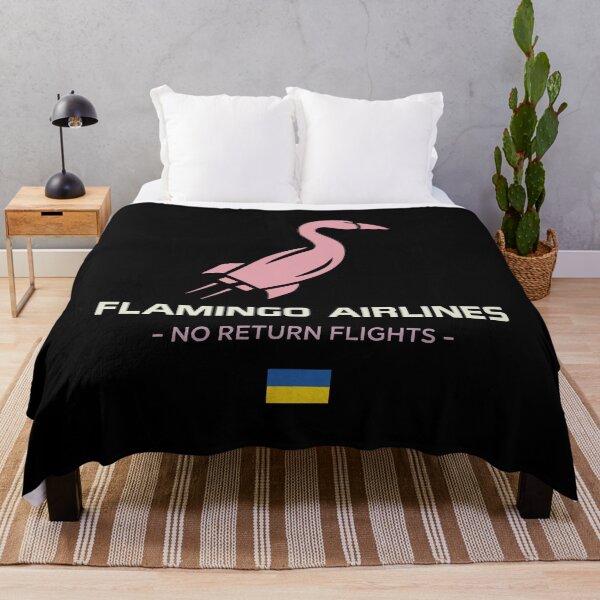 Item preview, Flamingo Airlines No Return Flights designed and sold by moabeArtistic.