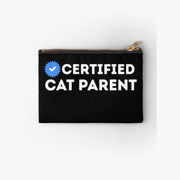 Item preview, Certified Cat Parent Badge designed and sold by kestey.