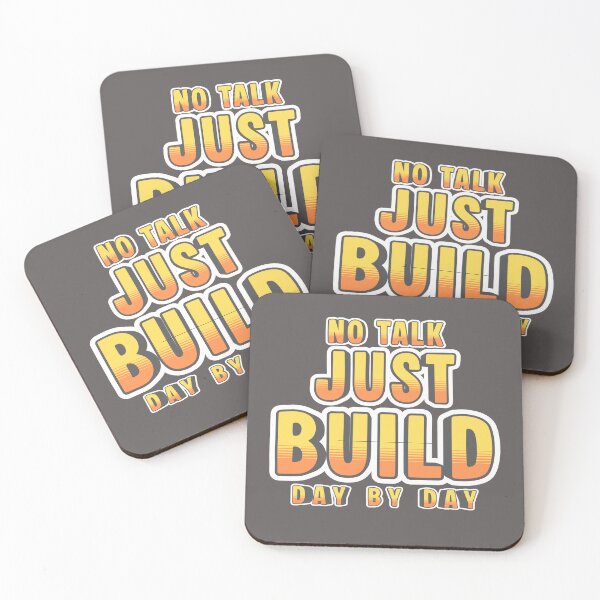 Item preview, No Talk Just Build Day By Day Shirt – Hard Work Motivation Tee designed and sold by Operator Style Wear.